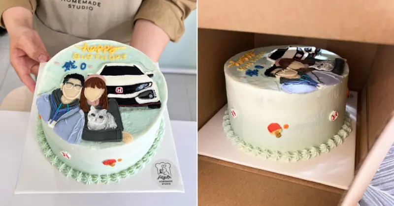 台南生日蛋糕【莉莉安Lily.an手作甜品】絕對不會撞款的客製化蛋糕！海鹽焦糖醬奶餡好美味～蛋糕連奶油一滴也不剩│台南訂製蛋糕私心推薦