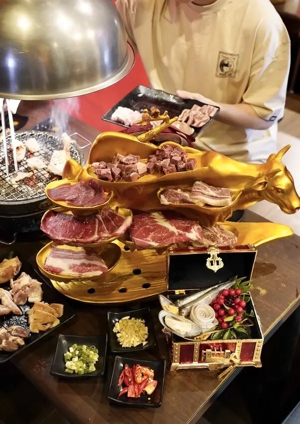 【永和美食】和王日式真炭火精緻燒肉 - 極品龍蝦吃到飽！頂級日本A5和牛、伊比利豬、各式海鮮任你挑！新北永和燒烤推薦