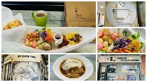 林口長庚美食推薦【秀‧轉角Show Corner 】隱身在長庚湖旁早午餐/招牌必點轉角套餐70元起/多達100種以上餐點任君挑選/林口CP值爆表早餐店