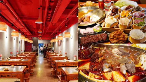 重慶麻辣鍋真的狠辣！9宮格蓋碗好好拍，麻辣底料真材實料好正宗～點一整隻美蛙吃超屌～