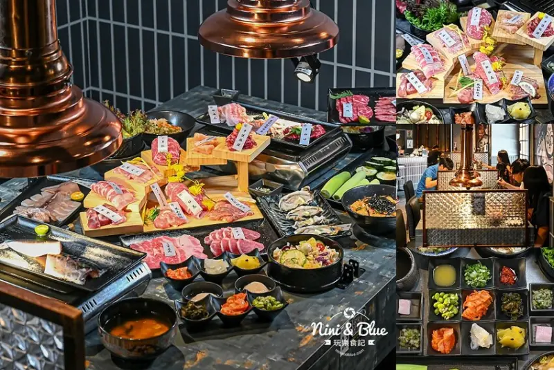 台中個人燒肉，套餐260元起，5種小菜、飲品吃到飽、免服務費－妮妮布魯