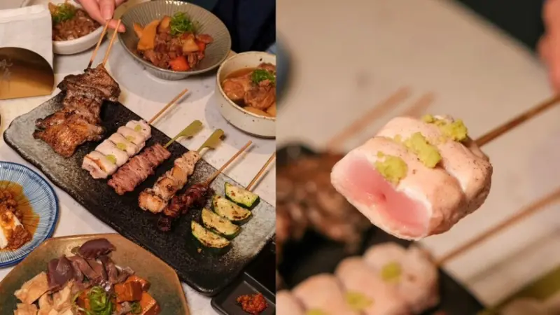 【台北美食】夙席 Yakitori｜大安區深夜限定桂丁雞專門店，享受炭火串燒的專屬誘人香氣! - 肉依小姐吃什麼