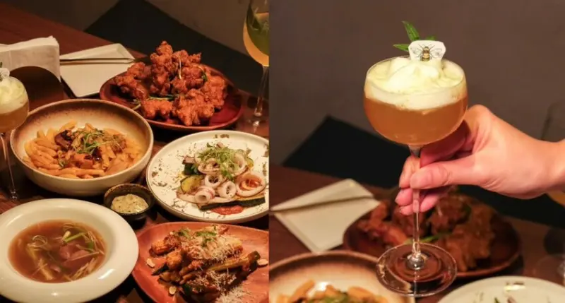 【台北美食】Beehive by Origin｜隱身松山區的神秘英倫風酒吧，用創意鹹食佐酒精微醺一整夜! - 肉依小姐吃什麼