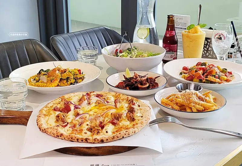 Dambino 丹比諾 LaLaport台中店｜手工義大利麵、7種麵款任你選、強推繽紛貝殼麵、燉飯、窯烤披薩也必吃！！