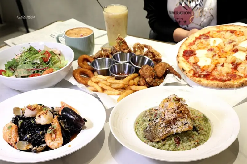 竹北最強義式餐廳進駐台中三井Lalaport！主打多款手工義大利麵體＆手工窯烤披薩｜Dambino丹比諾 (台中Lalap