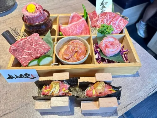 台北。中正︱燒肉界的讓人心滿意足的熱門人氣名店山上走走日式無菜單燒肉專門台北華山店︱試吃體驗