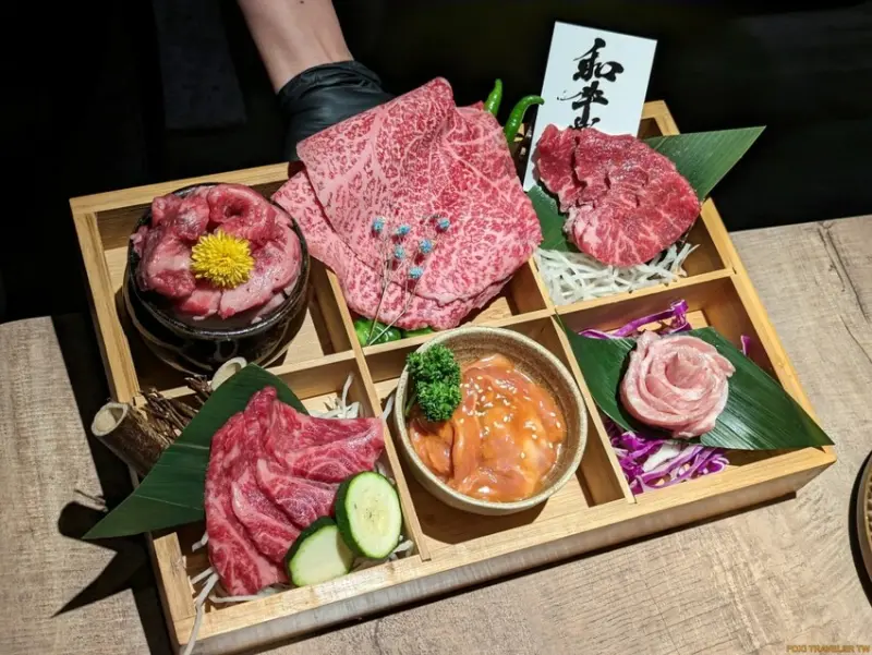 山上走走 日式無菜單燒肉專門店 台北華山店｜新竹名店台北插旗無菜單燒肉店！日本A5和牛、干貝、海膽、金箔冰淇淋一次滿足！台北無菜單推薦、台北燒肉推薦、華山餐廳推薦、中正燒肉推薦 - 佛系旅遊筆記