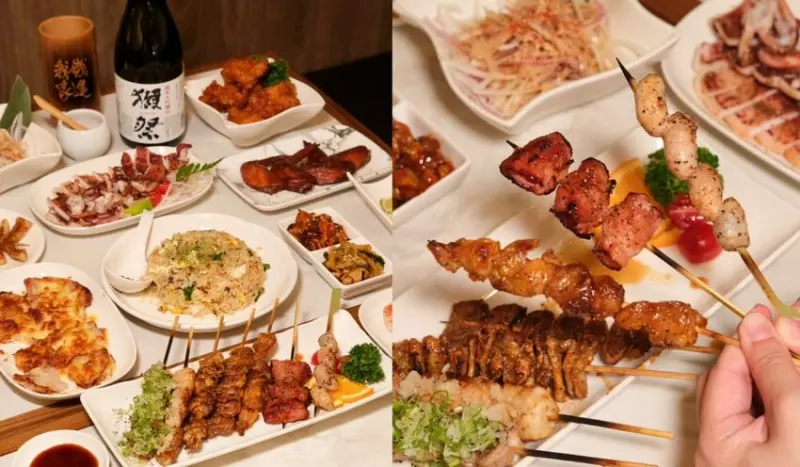 【新竹美食】炊煙裊裊炭火串燒｜新開幕日系懷舊風居酒屋，每口享受純木炭燒烤的極致香氣！ - 肉依小姐吃什麼