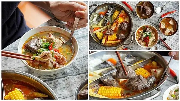 辛釜村-台中團購美食推薦，料理包推薦，一個人的宵夜時光，在家就能吃到麻辣鴨血臭豆腐，多份量2~3人享用也沒問題