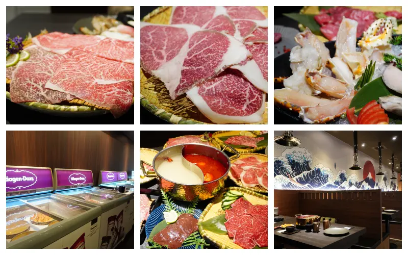 [高雄和牛吃到飽] 牛形町熟成鍋物 - 大和放題 | 日本A5和牛 | 澳洲和牛 | 多種頂級肉品海鮮無限 | 生食級干貝 | 高雄火鍋吃到飽推薦 | 左營火鍋吃到飽