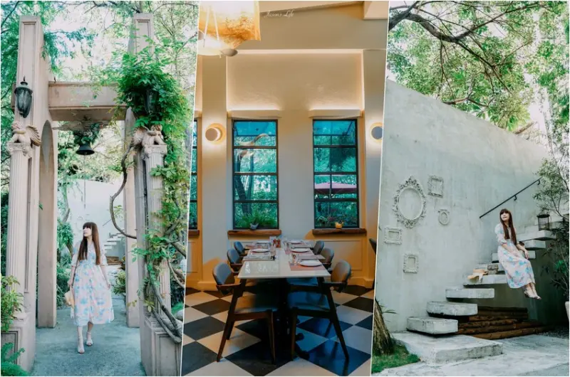 【台中北屯│美食】Mooie Garden Restaurant 花園餐廳。北屯義式餐廳推薦，環境綠意幽美，歐式花園氛圍，適