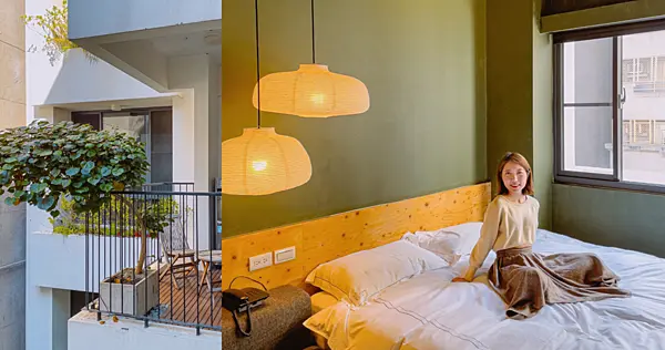 文青植栽、純白舒適，平價親民的台中設計感旅宿，雙人早午餐餐拼盤份量豐盛，台中住宿推薦 | 【台中 西區】嬉·行旅 Hotel Si