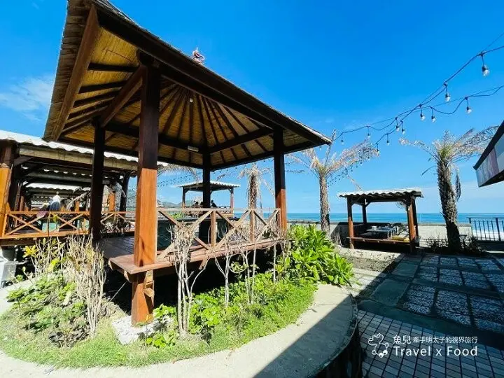 無邊際湛藍海景，峇里島風發呆亭，海明漾泰式料理景觀餐廳 @魚兒 x 牽手明太子的「視」界旅行