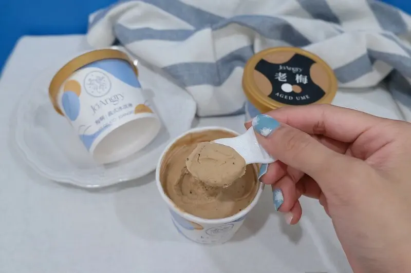 【宅配冰淇淋推薦】JoAngry 梅啊！義式冰淇淋，融合十年精釀熟成梅風味，低糖、低脂、低熱量，綿密清爽吃起