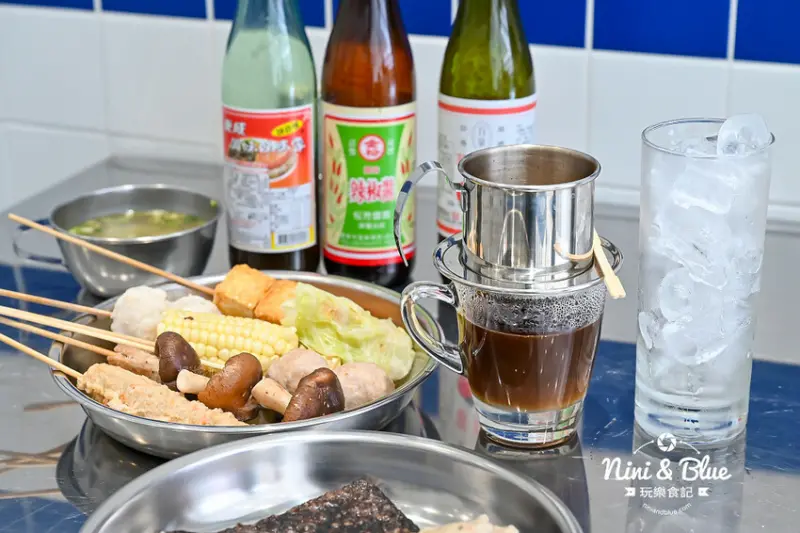 中中黑輪，1天只賣4小時的台式黑輪+越式滴漏咖啡下午茶，近北平路黃昏市場 @Nini and Blue  玩樂食記