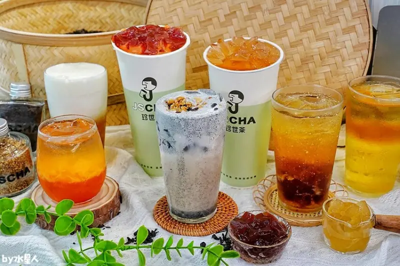 一中新開幕手搖飲！全台首創茶晶粿+焙麥凍超Q口感，大杯30元起學生9折優惠