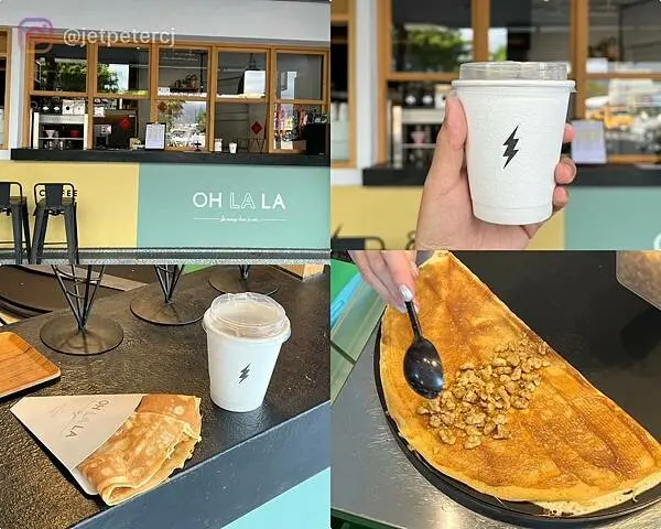 ＋（花蓮車站美食）OH LA LA togo／Coffee Flash快閃咖啡站前店～花蓮下午茶推薦！超濃網美咖啡、法式甜薄餅～洄瀾窩一樓必吃花蓮美食！OH LA LA 菜單／快閃咖啡菜單