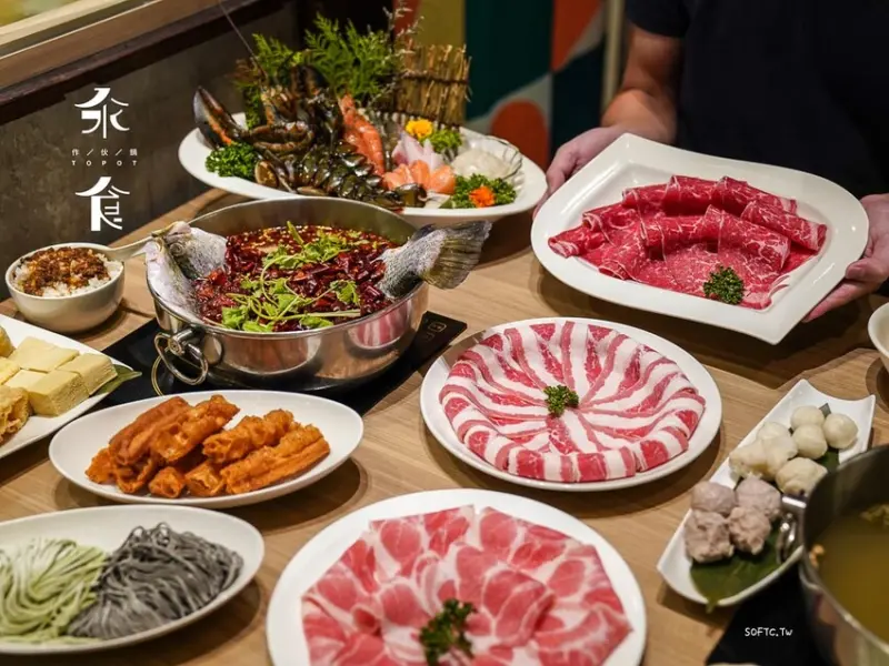 市政府站火鍋推薦「汆食作伙鍋 統一時代店」特色火鍋市政府美食推薦 - 軟西，遊記