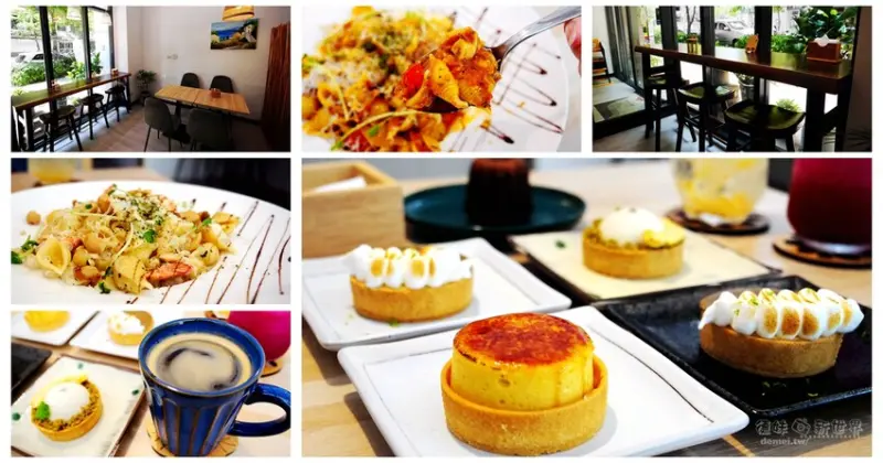 桃園市區美食【日季Café】明亮溫馨有親切感的義式咖啡餐館│適合早午餐及下午茶 - 德妹看新世界