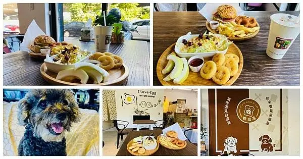 龍潭平價早餐【物汪窩友善早午餐】限定早午餐拼盤70元起/竉物友善餐廳/桃園龍潭CP值高早午餐