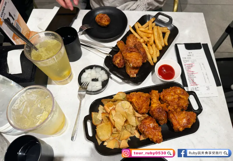 【韓國炸雞-連鎖美食】橋村炸雞板橋環球店-韓國美味炸雞登台，首間店插旗板橋，獨家醃製醬汁皆從韓國生產直送，至於美味就見仁見智-近板橋捷運站｜Ruby說美食享受旅行(@tour_ruby530)