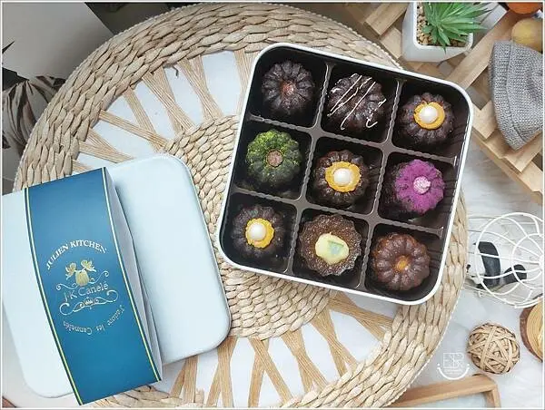 宅配禮盒│J.K可麗露 月之鈴綜合創意十足又討喜的中秋送禮， 有溫度的手感烘焙，每一種都值得細細品味