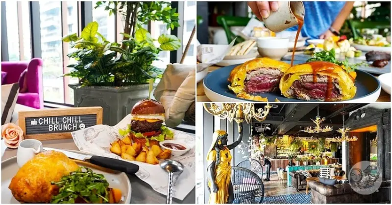 台中假日限定輕奢早午餐|Chill Chill Brunch七期豪宅餐廳，超狂威靈頓牛排早午餐、微醺調酒