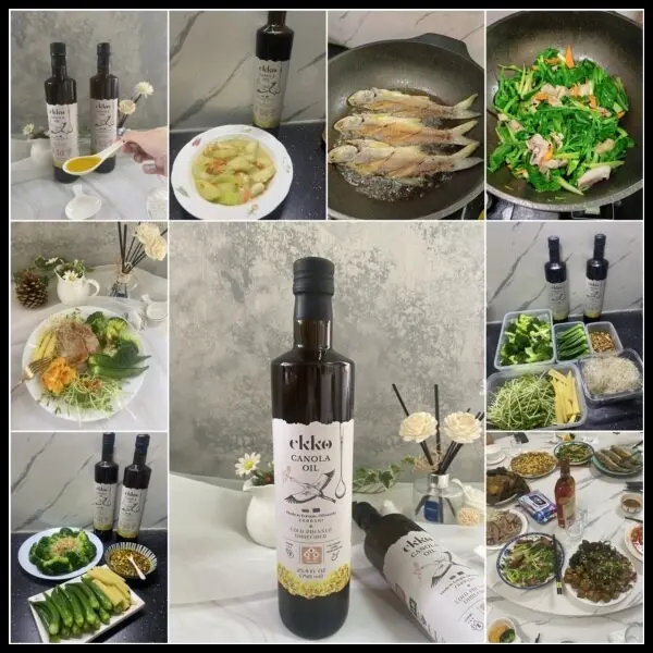 【[立陶宛EKKO] 冷壓初榨芥花油】不管是煎、煮、炒、炸、涼拌皆適合,一年四季料理簡單上桌，盡享美味又健康