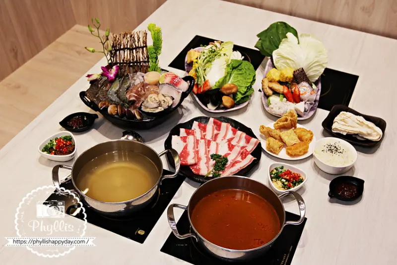 『享享鍋物(楊梅埔心店)』桃園金牌好店推薦｜免費自助吧30種新鮮食材以上、花枝漿/星巴克咖啡/塔拉朵冰淇淋吃到飽！ - 相片中的菲莉絲