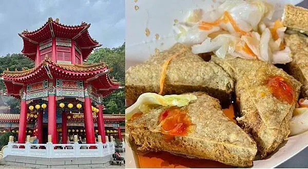 宜蘭美食》在地人氣臭豆腐、米粉羹｜隱藏在冬山鄉三清宮下圓環旁｜不起眼的無名攤客人卻絡繹不絕