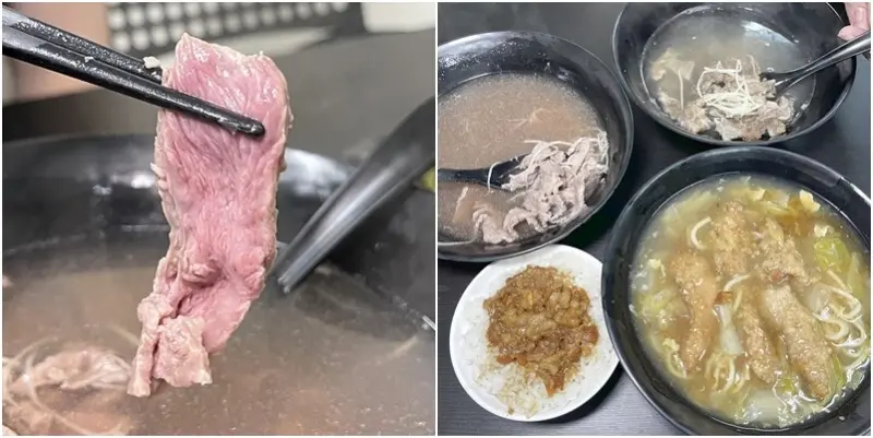 有食間好吃的𩵚魠魚羹麵💕 鮮嫩美味的臺南溫體牛肉湯每天限量是殘酷的😱
