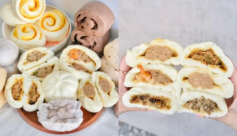 包打天下｜太平超人氣爆餡包子饅頭店，創意口味銅板價15元起買十再送一! - 肉依小姐吃什麼