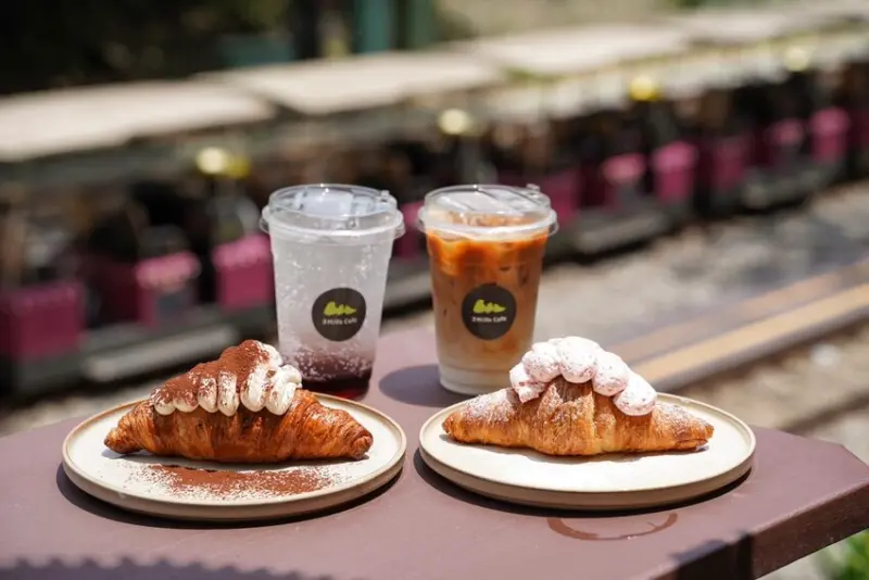 苗栗特色咖啡廳推薦：三丘景觀餐廳 3 Hills café / WalkerLand窩客島整理提供 未經許可不可轉載