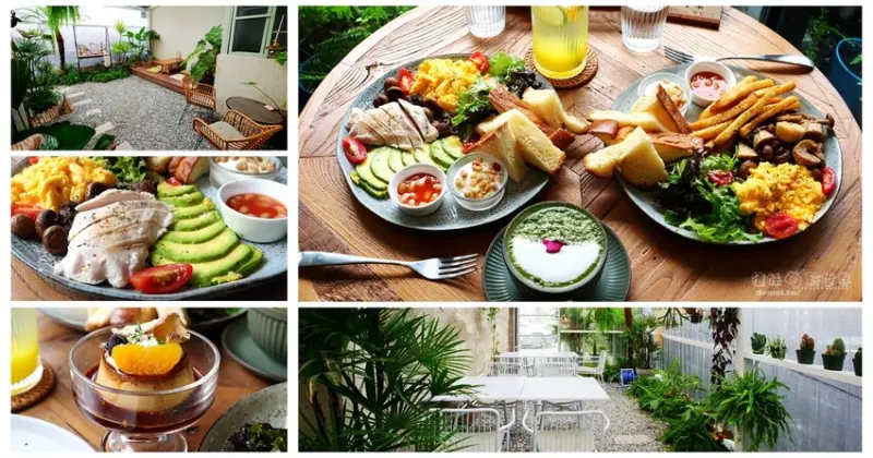 桃園市平鎮區美食【默野森林 Moye Forest】近中壢龍崗│森林系清新裝潢│澳式早午餐&咖啡甜點 - 德妹看新世界