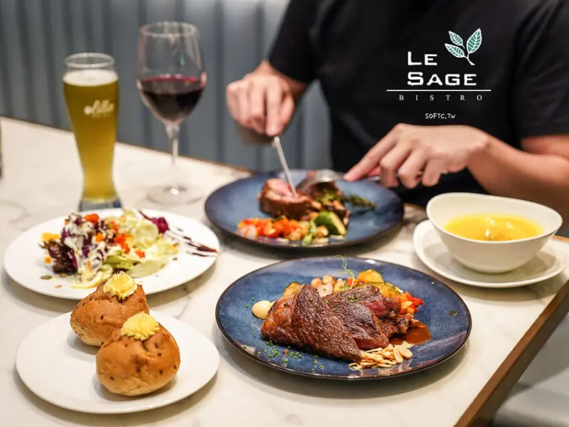 師大美食「LE SAGE茱莉金牛排餐館」浪漫約會師大隱藏美食推薦 - 軟西，遊記