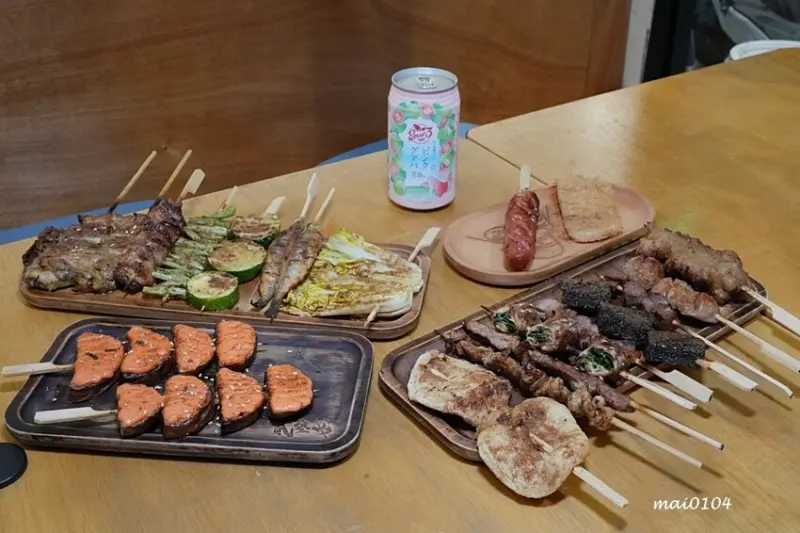 新北永和美食｜貳參日式無煙串燒～平價美食，免服務費，永和晚餐、宵夜、小酌新選擇