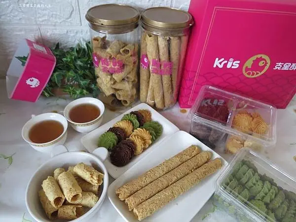 台中蛋捲推薦【Kris克里酥】逢甲夜市必買的美味伴手禮 一口酥蛋捲 不掉渣蛋捲 曲奇餅自由搭配 不容錯過的台中美食