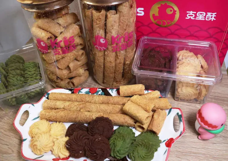 【台中伴手禮】Kris克里酥蛋捲/曲奇餅  香濃純粹西點禮盒