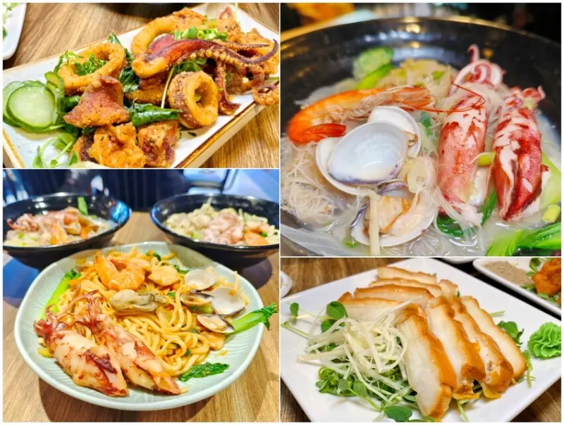 【超澎湃海鮮料理-捷運中山國小站-消夜美食推薦】自家漁船、產地直送、鮮甜湯頭