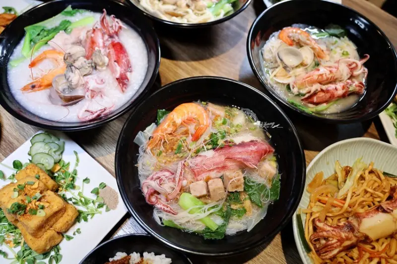 中山國小站 | 江家深澳小漁村海鮮料理 來自漁港直送的新鮮海鮮 必吃小卷米粉 海鮮麵