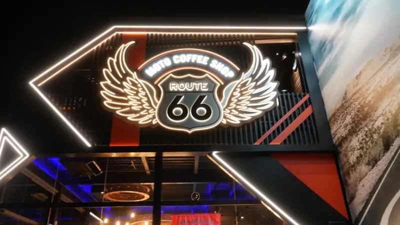 台中新地標 66公路重機咖啡：迷人的哈雷主題咖啡店