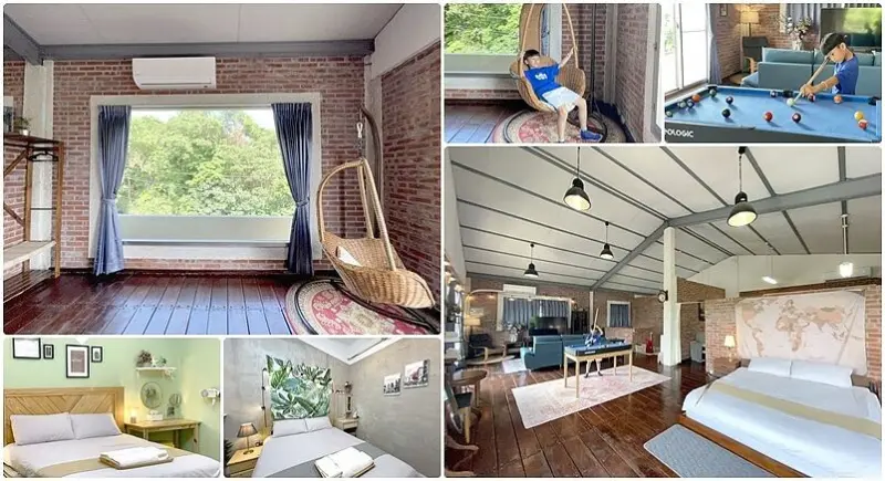 新竹關西住宿》小山坡屋仔包棟民宿│豪華房幾乎是一整層樓的寬敞舒適！包棟共有五間房，鄰近六福村與小人國