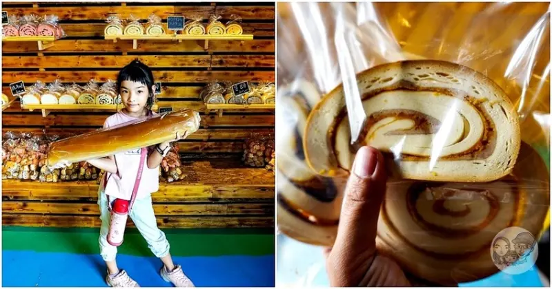 台中烏日美食|橋本木材麵包坊-24小時誠實商店，木材麵包好吃口味多!