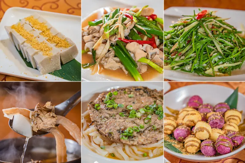 高雄美食 – 美濃莊 x 四人套餐上桌囉！一次品嚐美濃特色料理