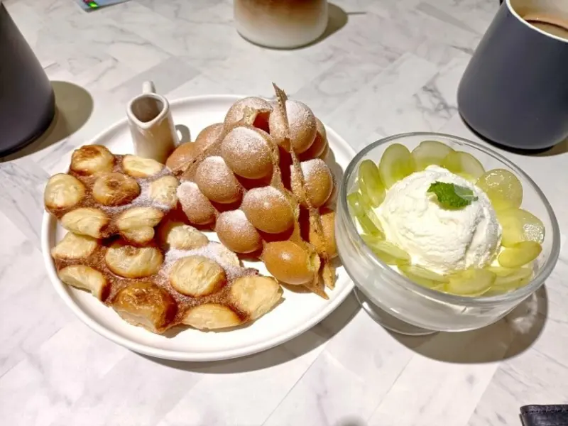 台北車站美食|不二弄咖啡Bruno Coffee-京站店，全台首創可頌雞蛋仔!