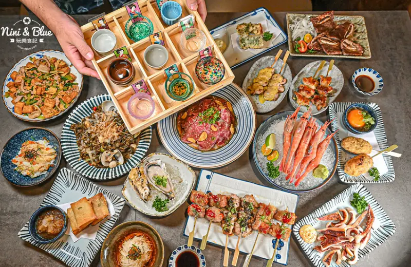 台中南屯新開居酒屋，超值清酒9宮格一次喝到多種風味