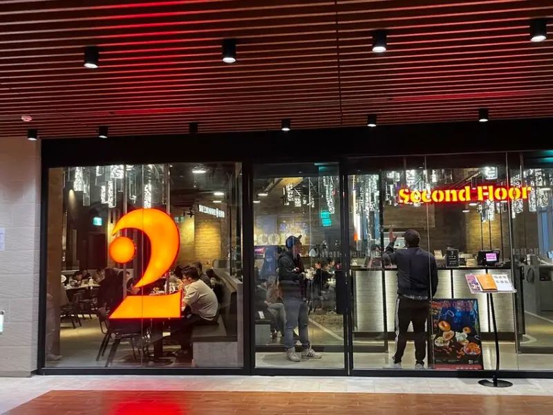 桃園市中壢區【桃園早午餐】華泰名品城【貳樓】餐廳氛圍超chill，超像在美國用餐，歐式麵包盤必點