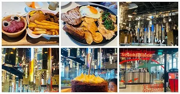 桃園新開餐廳【貳樓桃園華泰店】秒飛紐約時代廣場/進入電影場景顛倒奇幻曼哈頓/生日送你誠意滿滿的4吋蛋糕