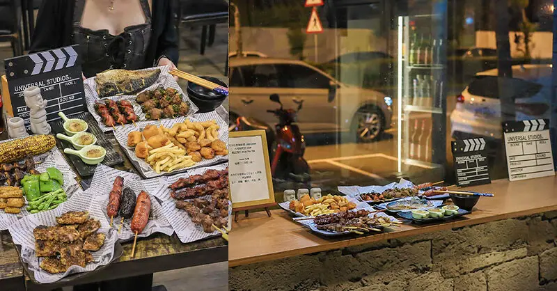 烤第一竹北河岸店 價格不貴適合家庭晚餐、小酌聊天的居酒屋風格串、炸烤物店