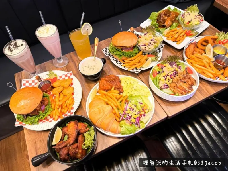2023 最新 台北美式餐廳推薦》林斯漢堡(Lin’s Burger)信義店 一間主打美式漢堡、義大利麵、早午餐的台北聚餐餐廳推薦 - 理智派的生活手札